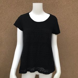 - Style & Co black blouse for women size